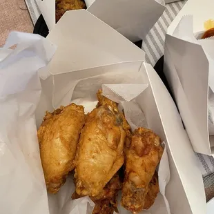 Crunchy fried chicken