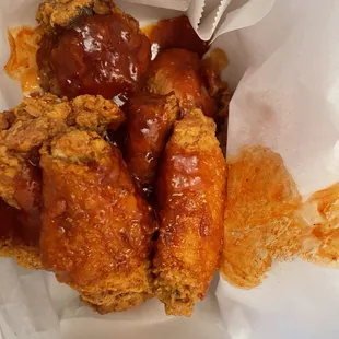 Crispy yangnyeom chicken