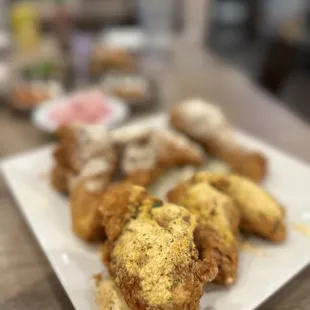 D. 1/2 Crispy Fried Chicken with Cheddar