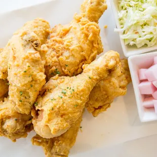 Crunchy Fried Chicken made with 5 grain powder