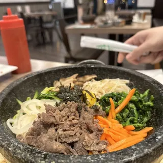 Dol Sot Bi Bim Bop in Stone Pot