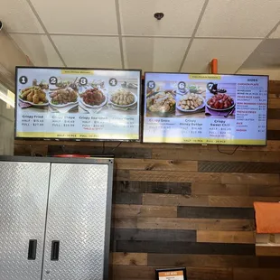 Menu signage