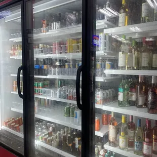 a refrigerated display case