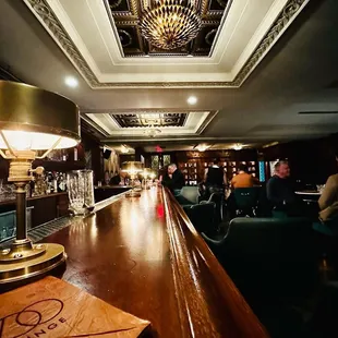 people sitting at the bar