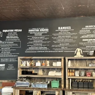 Wall menu