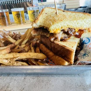 Brisket grilled cheese!