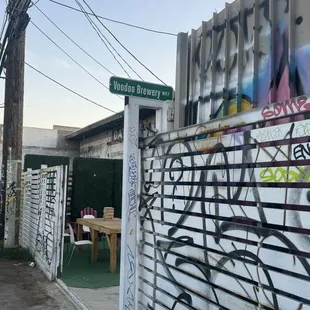 Alley entrance