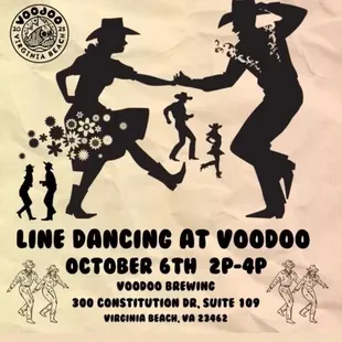 Line Dancing at Voodoo Brewing