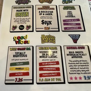 Flagship Beers served all year round