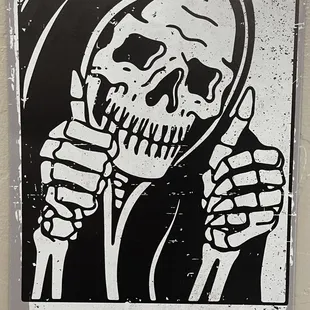 a sign that says stay positive