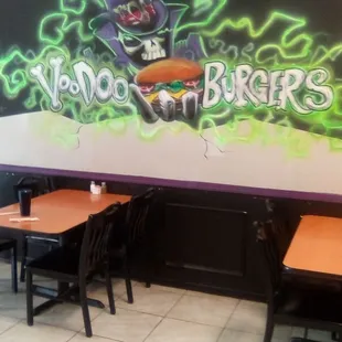 Inside Voodoo Burgers