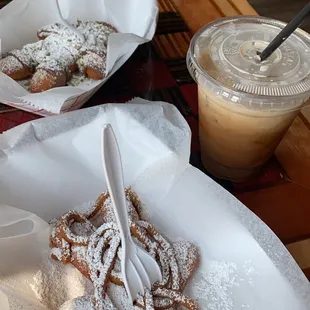 Thai coffee and voodoo beignets