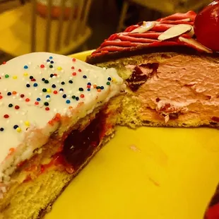 new strawberry pop tart left, cherrytime right