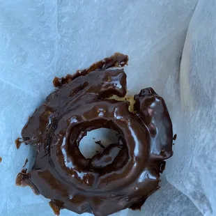 Old fashioned dipped in chocolate