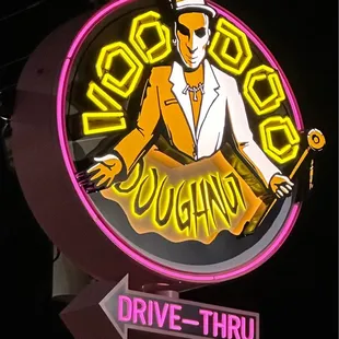 neon sign for drive thru