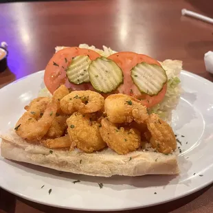 Fried Shrimp Poboy