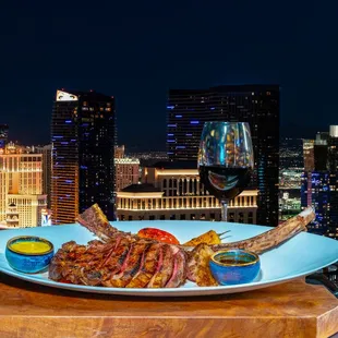 Tomahawk at VooDoo Steak - Rio Las Vegas