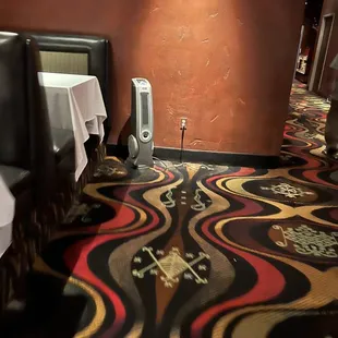Fan in restaurant