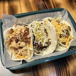 The Dirty Bird Taco Green Ghost Pork Taco  The Texan Taco