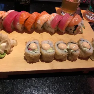 Traditional Futomaki Rainbow Roll