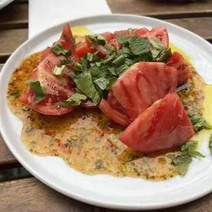Tomato salad  Amazing guest chef!