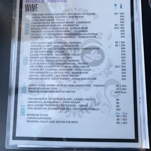 Wine and beer and coffee!