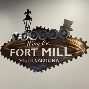 a sign for a restaurant