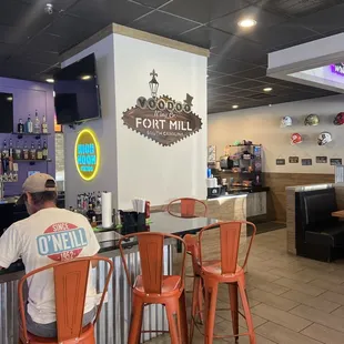 Lunch after a Saturday game in Columbia.