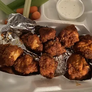 9 Piece Boneless Wings Voodoo Flavor