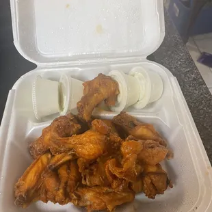 Dry Buffalo wings