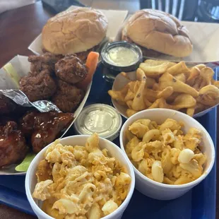 The spread.