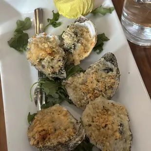 Artichoke Calamari Oysters Rockefeller