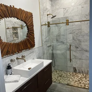 Complete design and build of bathroom in a new house