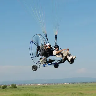 Tandam Flight on a Trike