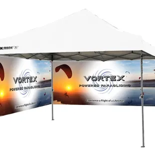 Our new Vortex Powered Paragliding Banner for events! Come Experience a Flight of a Lifetime with us.