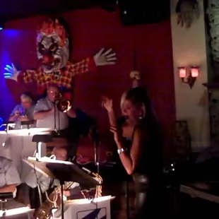 Dianne Palmer, vocalist with The Dan Zola Orchestra Big Band