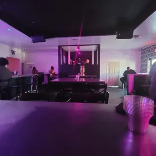 people sitting at the bar