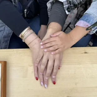 Family day getting permanent jewelry!