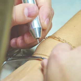 Get Sparked permanent jewelry