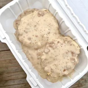 Biscuits and Gravy (IG: hangryforwhat)