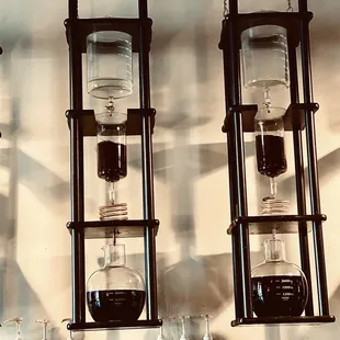 Japanese method of brewing coffee