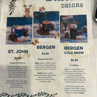 Fall speciality drinks!