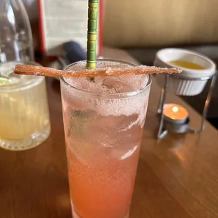 Twin hand: chamomile infused vodka, cocchi blanco, sherry &amp; lemon