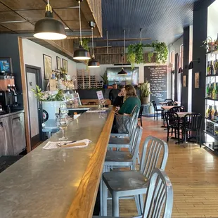 The beautiful bar area