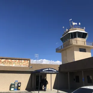 Entrance and control tower