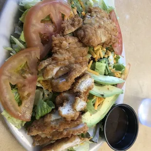 California crispy chicken  salad