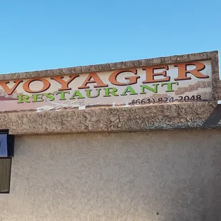 the front of the restaurant