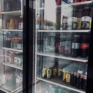 Cold drinks available in addition to hot coffee or hot coco.