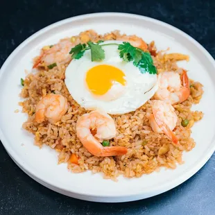 House Fried Rice w/ Shrimp &amp; Fried Egg