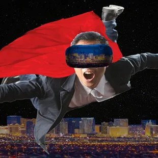 Soar like a super hero over the Las Vegas Strip